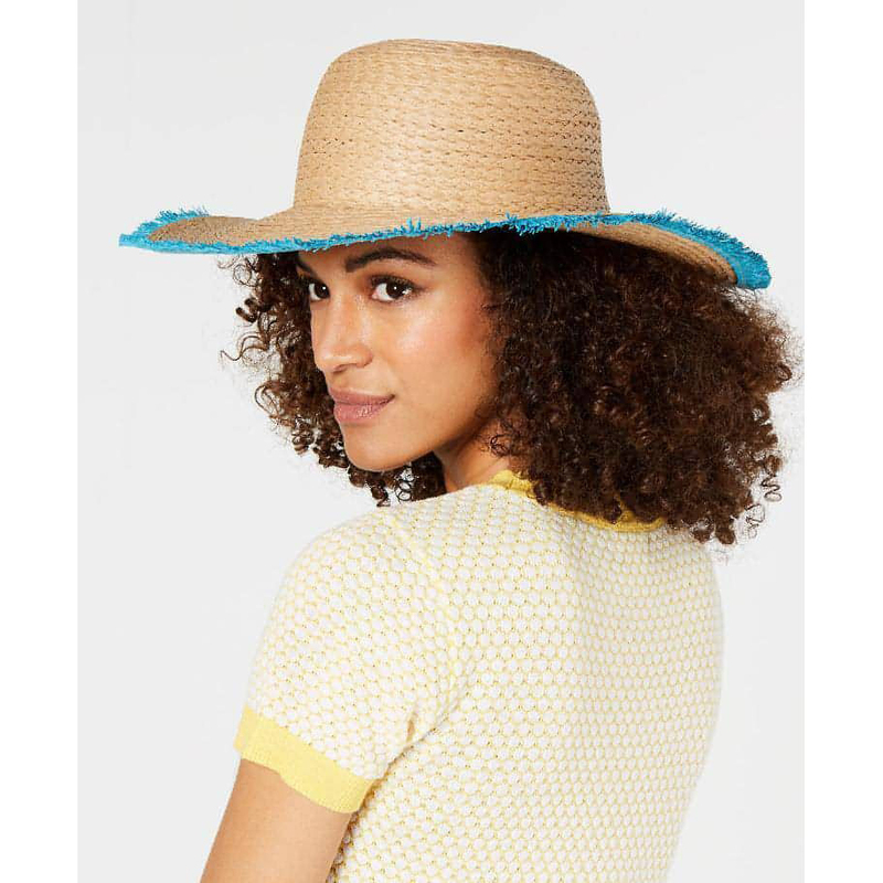 INC Pop Fray Edge Floppy Hat, One Size, Assorted Colour