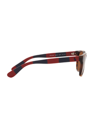 Polo Ralph Lauren Full-Rim Square Brown Sunglasses Unisex, Brown Lens, PP9503-530373, 48/17/130