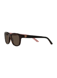 Polo Ralph Lauren Full-Rim Square Brown Sunglasses Unisex, Brown Lens, PP9501-593673, 47/17/130