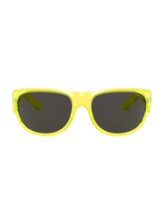 Polo Ralph Lauren Full-Rim Rectangle Yellow Sunglasses for Men, Grey Lens, P416658678762, 62/18/140