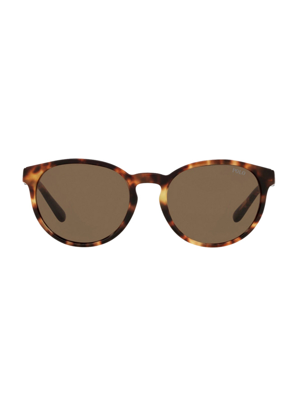 Polo Ralph Lauren Full-Rim Round Brown Sunglasses Unisex, Brown Lens, PP9502-535173, 48/17/130