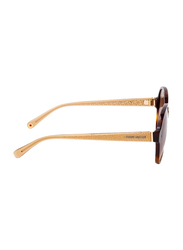 Tommy Hilfiger Full-Rim Round Brown Sunglasses for Women, Brown Lens, TH1812S005LHA, 55/19/140