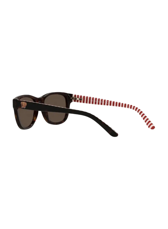 Polo Ralph Lauren Full-Rim Square Brown Sunglasses Unisex, Brown Lens, PP9501-593673, 47/17/130