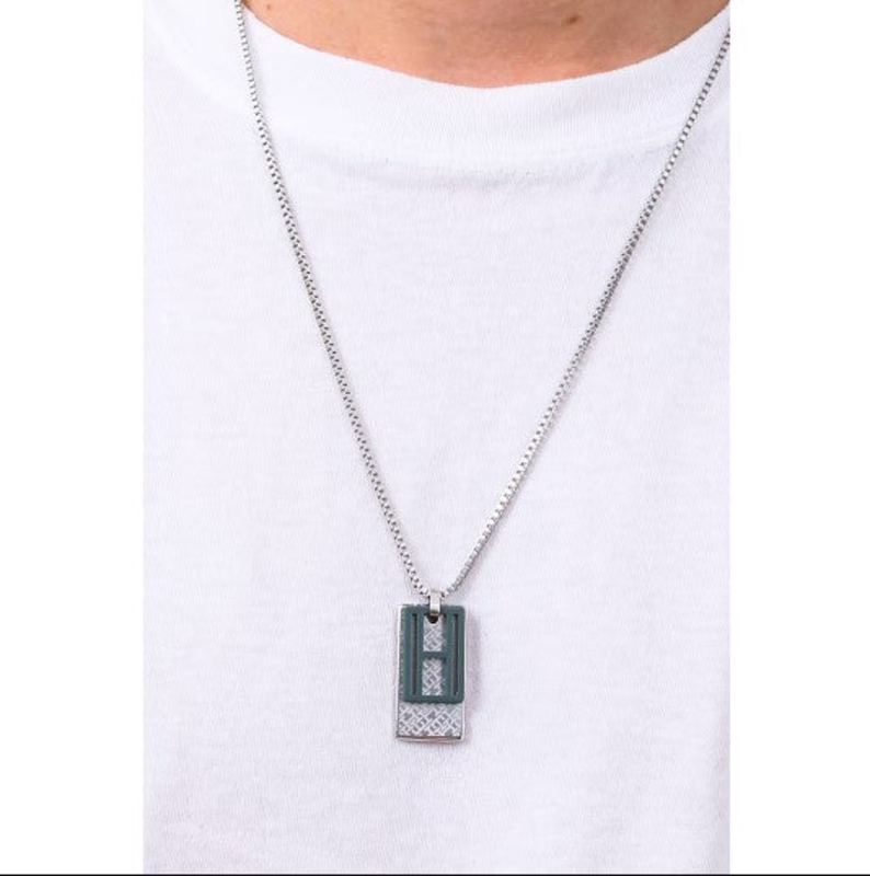 Tommy Hilfiger Necklace for Men, 61cm, 2790450, Silver