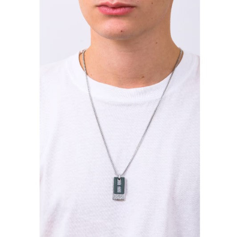 Tommy Hilfiger Necklace for Men, 61cm, 2790450, Silver