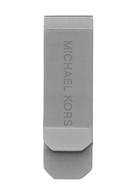 Michael Kors Logo Card Case with Bill Clip for Men, Black