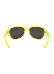 Polo Ralph Lauren Full-Rim Rectangle Yellow Sunglasses for Men, Grey Lens, P416658678762, 62/18/140