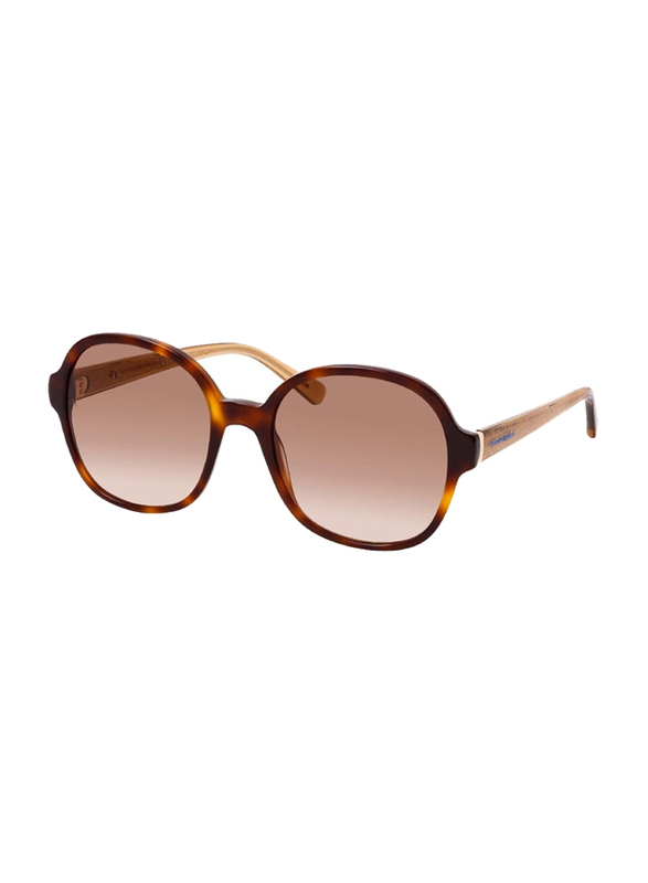 Tommy Hilfiger Full-Rim Round Brown Sunglasses for Women, Brown Lens, TH1812S005LHA, 55/19/140