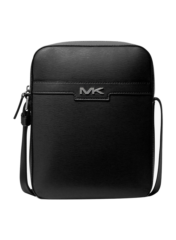 

Michael Kors Cooper Textured Flight Bag for Men, Black