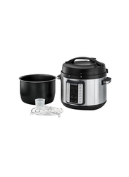 Black+Decker 10L 9-in-1 Smart Steam Pot Electric Pressure Cooker, 1350W, PCP1010-B5, Black/Silver