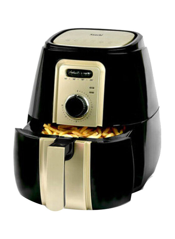 

Saachi 3.2L Air Fryer with Rapid Air Technology, NL-AF-4770-BK, Black/Gold
