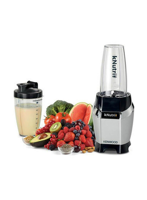 Kenwood 0.7L Smoothie with 2 Jars, 600W, BSP70.180SI, Silver