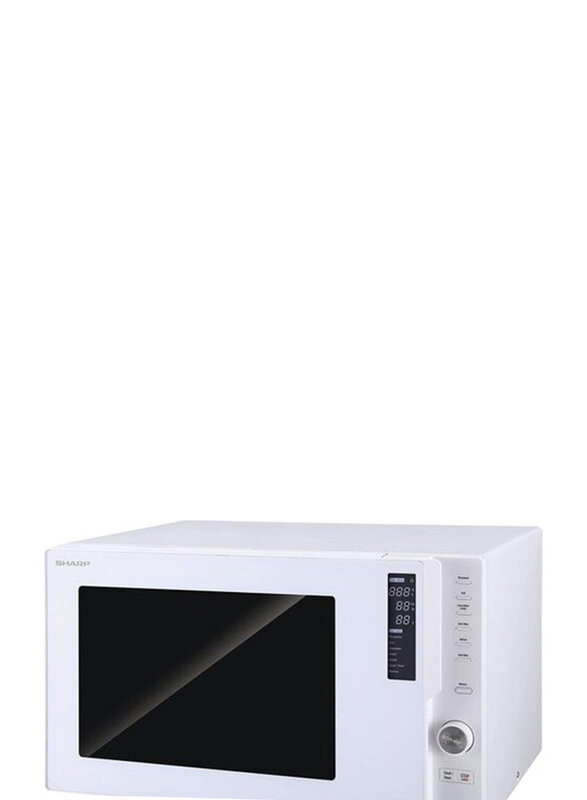 

Sharp 28L Convection Microwave Completely Digitized with Combination/Grill & Reheat Cooking, 2500W, R-28CN(W), White