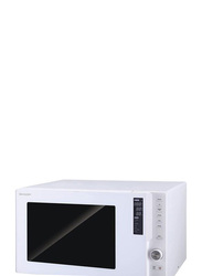 Sharp 28L Convection Microwave Completely Digitized with Combination/Grill & Reheat Cooking, 2500W, R-28CN(W), White