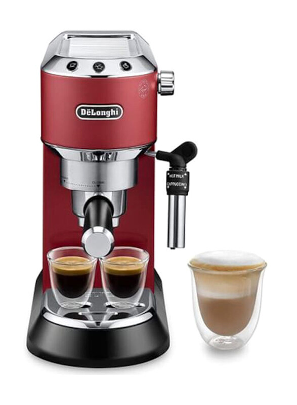 

Delonghi Espresso Coffee Machine, 1300W, EC685, Red