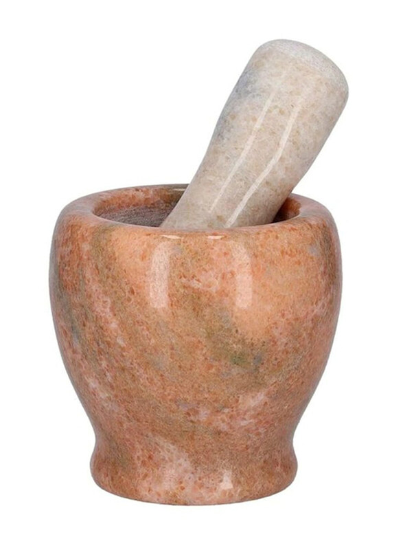 

Royalford 1cm Marble Mortar Pestle Set, Beige