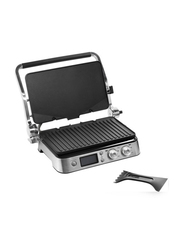 Delonghi Multi Grill with 4 Cooking Functions, 200W, CGH1012D, Black/Silver
