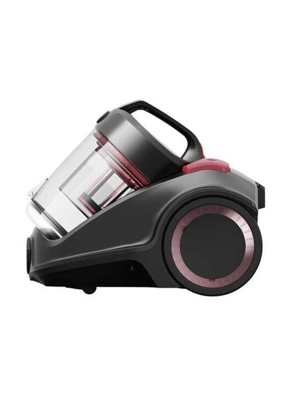 Hoover 2200W Power 6 Advanced Bagless Cyclonic Technology Canister Vacuum Cleaner with HEPA Filter, 3L CDCY-P6ME, Grey/Red