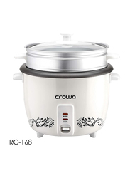 Crownline Rice Cooker with Kettle, RC-168, Multicolour