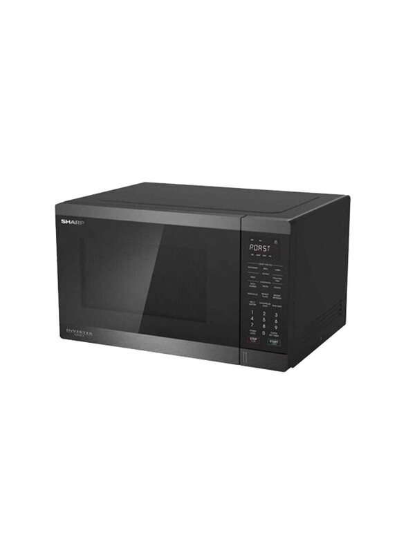 

Sharp 34L Microwave Inverter Grill with Grill & 11 Cooking Menus, 1100W R-34GRI-BS2, Black