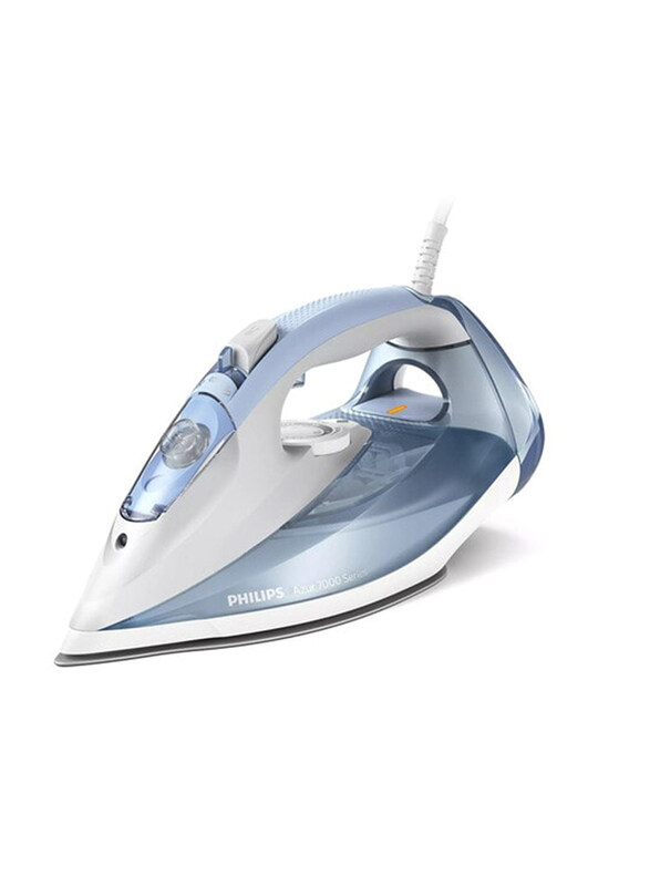 Philips 7000 Series 300ml HV Steam Iron, 2600W, DST7011/26, Light Blue/Grey