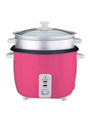 Gratus 1.8L 2-in-1 Rice Cooker, 700W, GRC-18700GBC, Pink