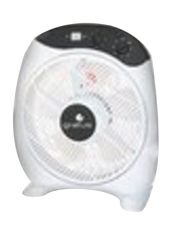 Gratus Electric Box Fan, GRBF-12FTBM, White