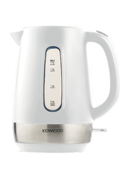 Kenwood 1.7L Cordless Electric Kettle, 2200W, ZJP01.A0WH, White/Silver