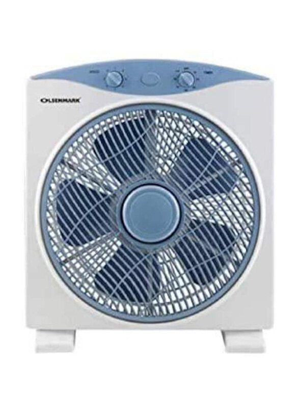 Olsenmark 12-inch Box Fan, OMF1723, White