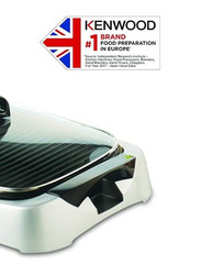 Kenwood Health Grill, 2000W, HG266, Silver