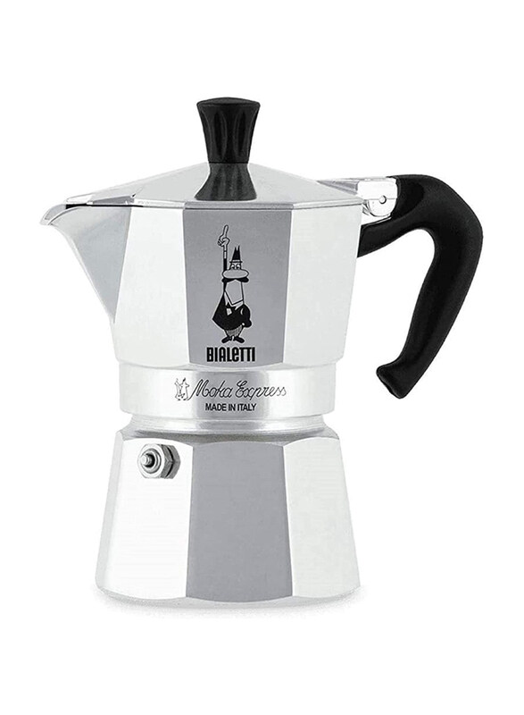 

Bialetti Aluminium 3 Cups Moka Espresso Maker, Be-1162, Silver
