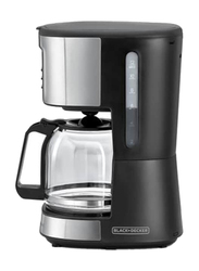 Black+Decker 12 Cup Drip Coffee Maker, DCM85-B5, Black/Grey