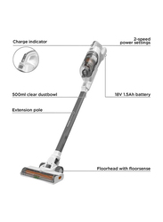 Black+Decker Powerseries+ Cordless Stick Vacuum Cleaner, BHFEA515J-GB, White