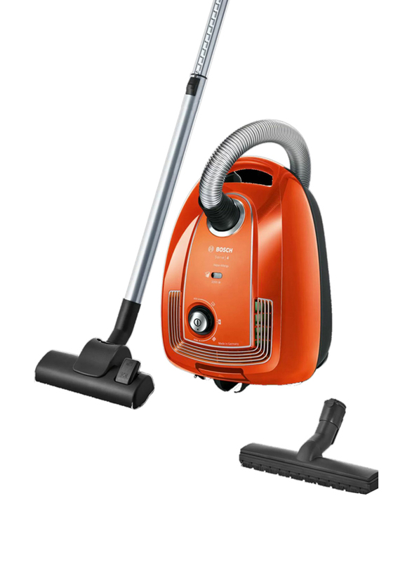 Bosch Serie Bagged Vacuum Cleaner, 2200W, BGLS4822GB, Orange