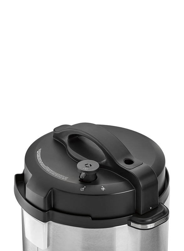 Black+Decker 6L 7-in-1 Smart Steam Pot Electric Pressure Cooker, 1000W, PCP1000-B5, Black/Silver