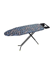 Royalford Ironing Board with Steam Iron Rest, Blue/White
