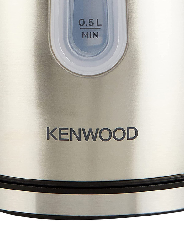 Kenwood 1.7L Stainless Steel Cordless Electric Kettle, 2200W, ZJM10.000SS, Silver/Black