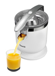 Saachi Citrus Juicer with Stainless Steel Filter, 200W, NL-CJ-4072-WH, White/Silver