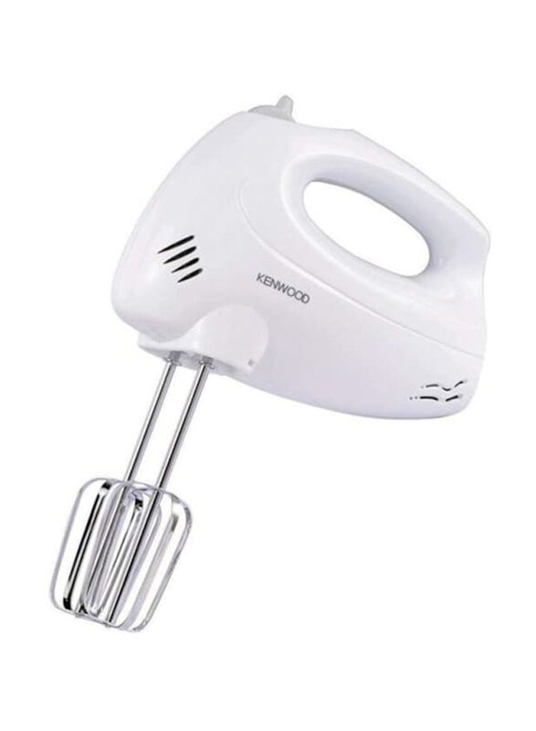 

Kenwood Plastic Electric Hand Mixer, 250W, HM330, White/Silver