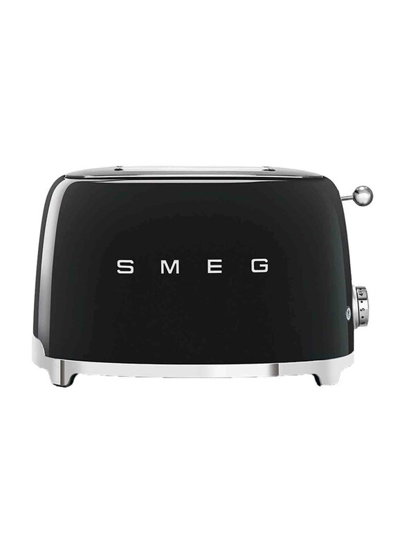 

Smeg 50's Style Toaster, 950W, TSF01BLUK, Black