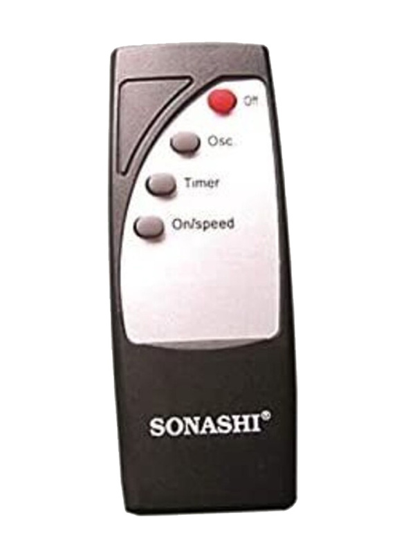 Sonashi 16-inch Stand Fan with Remote Control, SF-8027SR, Black