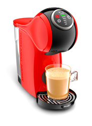 Nescafe 0.8L Dolce Gusto DeLonghi Genio S Plus Coffee Maker, EDG465.R, Red