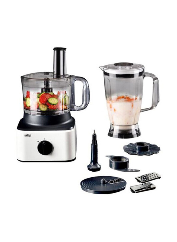 Braun Food Processor, 800W, FP 0132, White