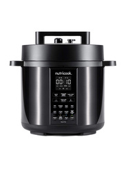 Nutricook 6L Smart Pot 2 9-in-1 Instant Programmable Electric Pressure Cooker, 1000W, Sp204K, Black