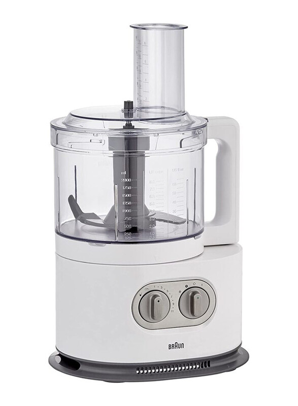 Braun Identity Collection Food Processor, 220V, FP5160WH, White