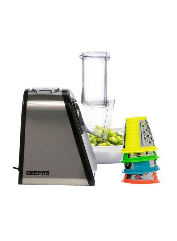 

Geepas 4-In-1 Electric Salad Maker, 200W, Gsm63022Uk, Silver/Black