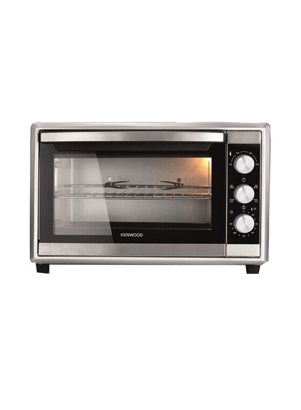 Kenwood 56L Electric Oven, MOM56.000SS, Black/Silver