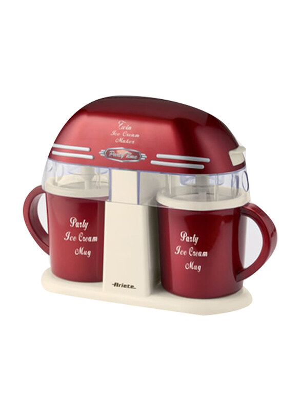 

Ariete Party Time Twin Ice Cream Maker, Red