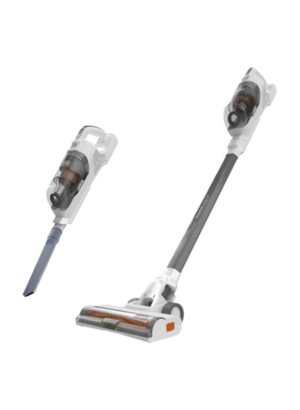 Black+Decker Powerseries+ Cordless Stick Vacuum Cleaner, BHFEA515J-GB, White