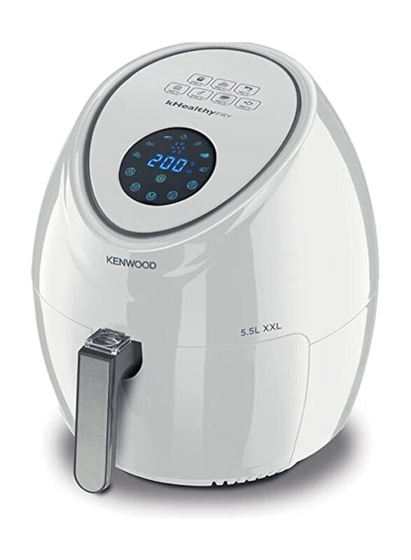 Kenwood 5.5L Digital Air Fryer, 1800W, HFP50.000WH, White